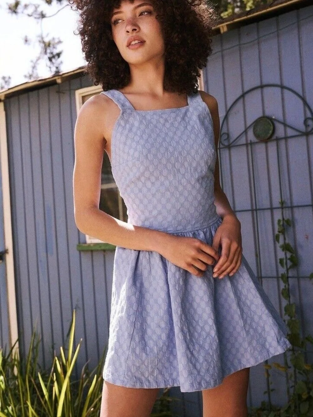 NWT Free People Va Va Volume Mini Dress In L - Picture 7 of 16